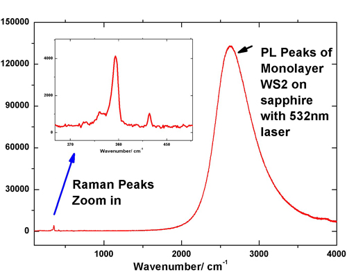 【巨納】單層二硫化鎢（10x10mm）連續(xù)薄膜-襯底可選
